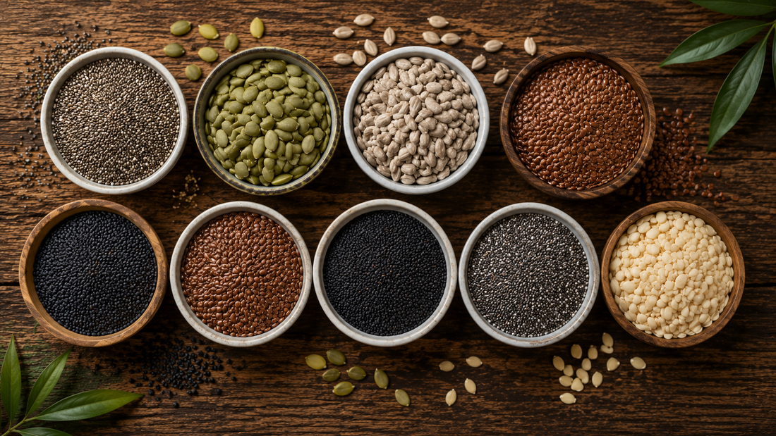 Pumpkin Seeds, Chia Seeds, Flax Seeds & Sunflower Seeds: Which Seed Offers What?