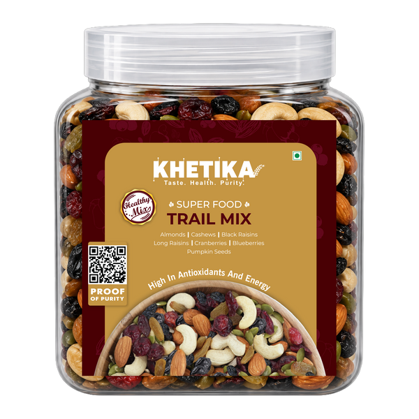 Khetika Premium 7-in-1 Trail Mix Jar