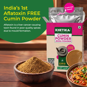 Khetika Stoneground Cumin Powder| Zero Preservatives & Toxin Free
