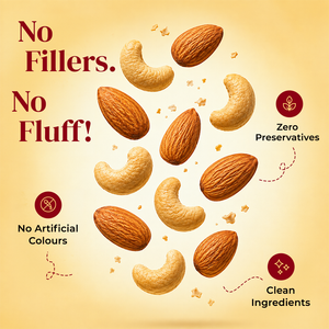Premium Nuts Dry Fruits Gift Potli - Almond, Cashew-Khetika