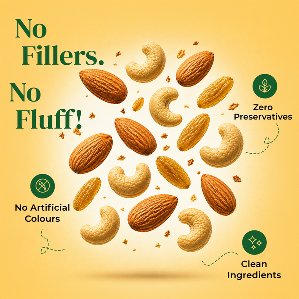 Khetika Heritage Dry Fruits Gift Potli - Almonds, Cashews & Raisins