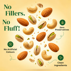Celebration Trio Dry Fruits Gift Potli Almonds, Cashews, & Pistachios-Khetika