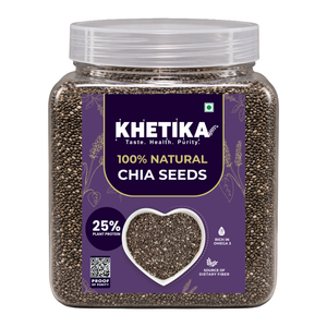 Khetika Premium Chia Seeds Jar