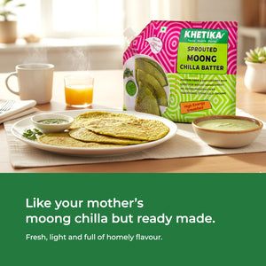 Khetika Sprouted Moong Chilla Batter