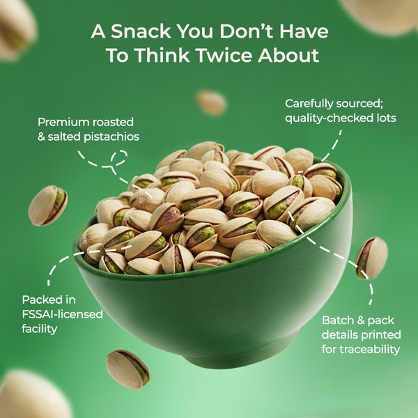 Khetika Premium Roasted & Salted Pistachios