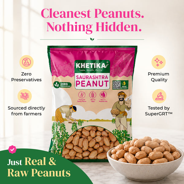 Khetika Naturale Raw Peanuts