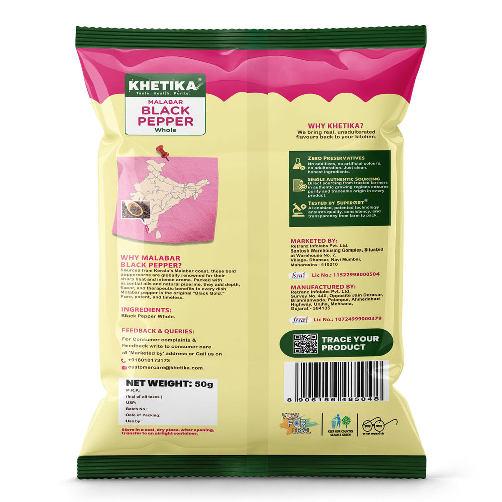 Khetika Malabar Black Pepper