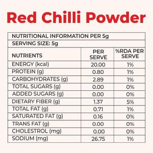 Khetika Stoneground Chilli Powder | Zero Preservatives and Toxin Free