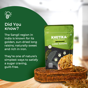 Khetika Premium Long Raisin