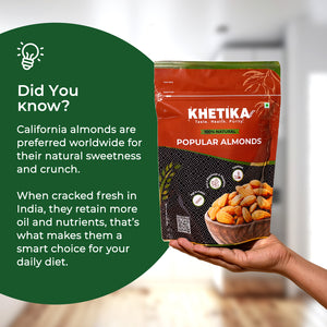 Khetika 100% Natural Popular Almonds