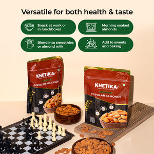 Khetika 100% Natural Popular Almonds