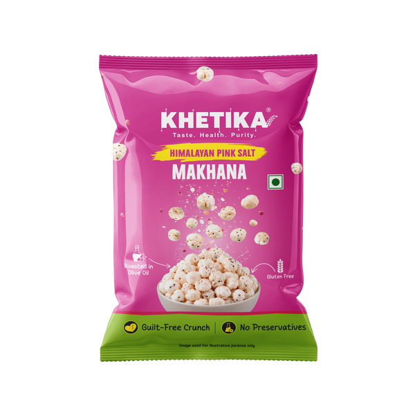 Khetika Himalayan Pink Salt Roasted Makhana