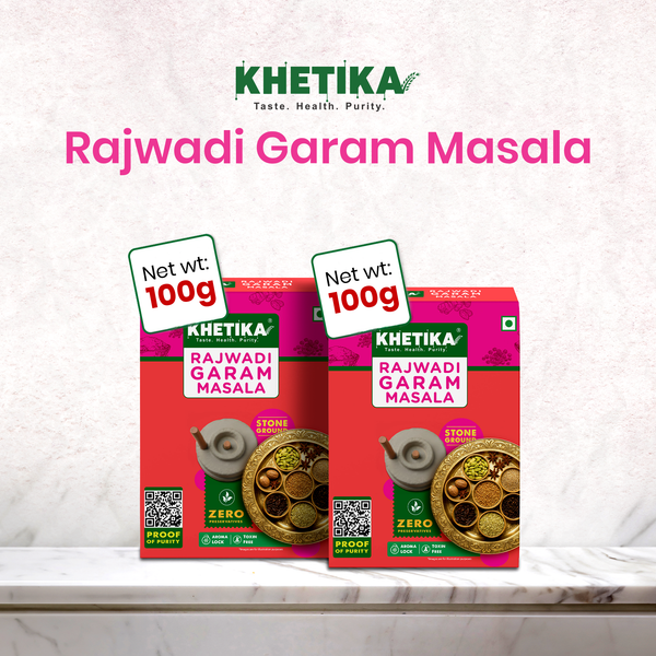 Khetika Rajwadi Garam Masala (100g,Pack of 2)