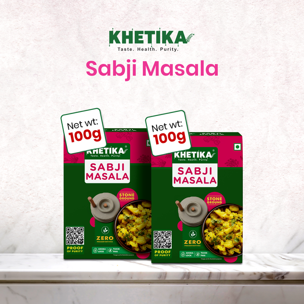 Khetika Sabji Masala (100g,Pack of 2)