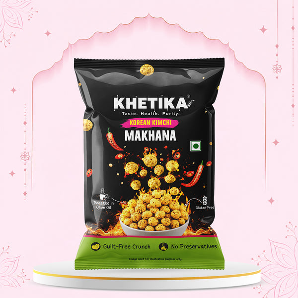 Khetika Korean Kimchi Roasted Makhana
