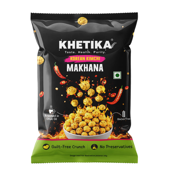 Khetika Korean Kimchi Roasted Makhana