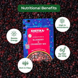 Khetika Premium Cranberry and Blueberry Mix