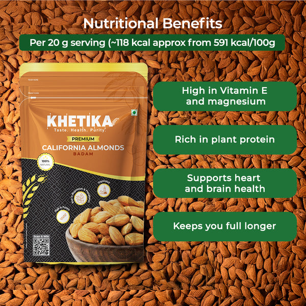 Khetika Premium California Almond