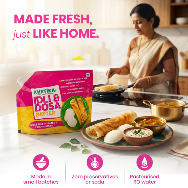 Khetika Fresh Idli Dosa Batter