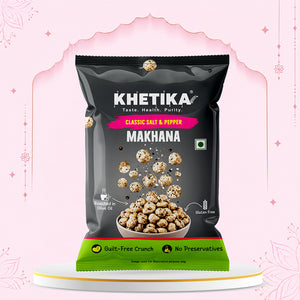 Khetika Classic Salt & Pepper Roasted Makhana