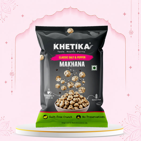 Khetika Classic Salt & Pepper Roasted Makhana