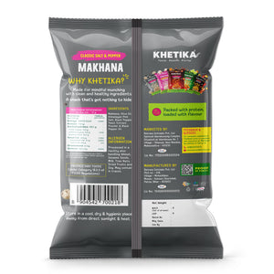 Khetika Classic Salt & Pepper Roasted Makhana
