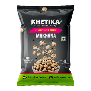 Khetika Classic Salt & Pepper Roasted Makhana
