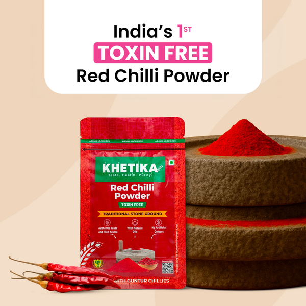Khetika Pure Red Chilli Powder 200g Pack