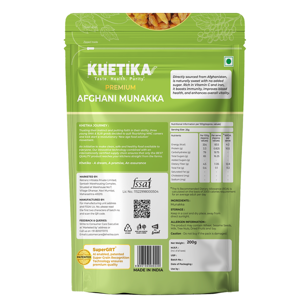 Khetika Premium Munakka