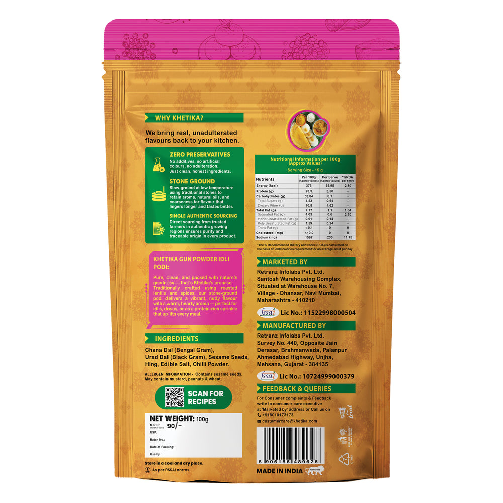 Podi masala (Gunpowder)